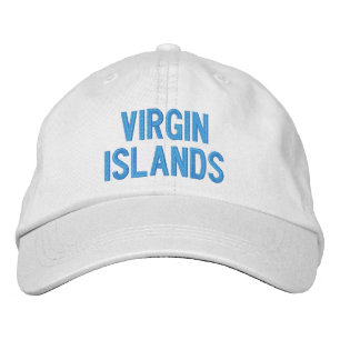 VIRGIN ISLANDS EMBROIDERED HAT