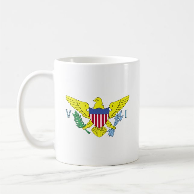Virgin Islands Flag Mug (Left)