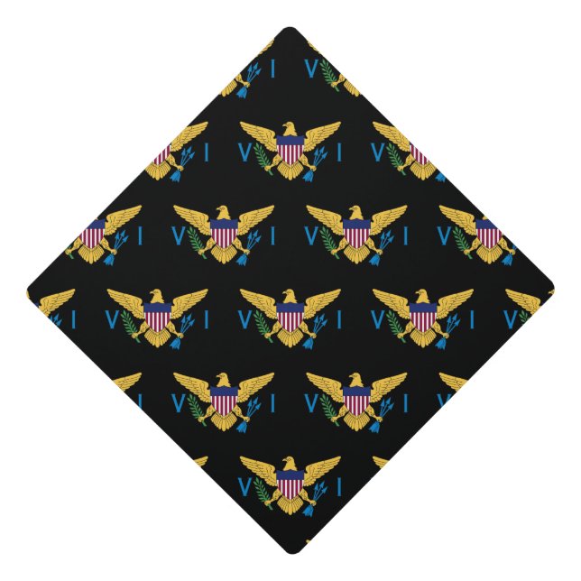 Virgin Islands Flags Graduation Cap Topper (Front)