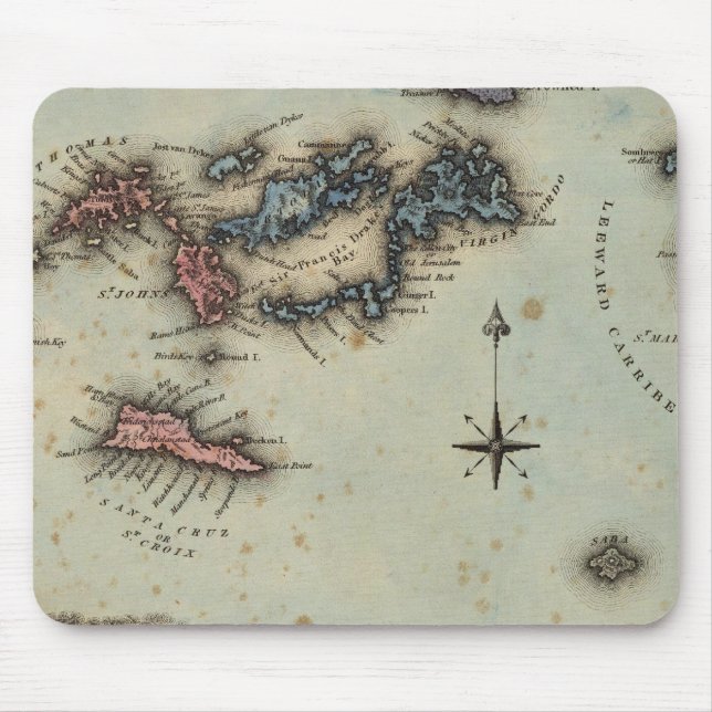 Virgin Islands Mouse Pad (Front)