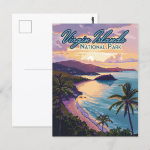 Virgin Islands National Park Beach St John  Postcard