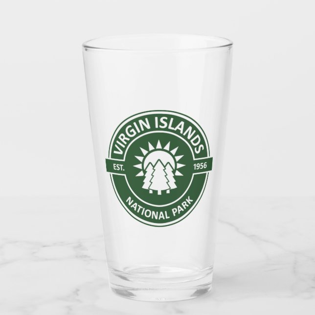 Virgin Islands National Park Sun Trees Glass (Front)
