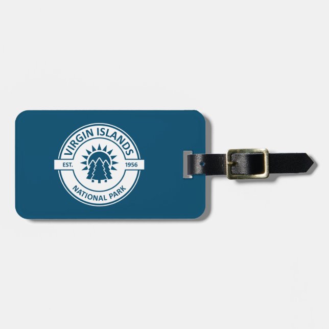 Virgin Islands National Park Sun Trees Luggage Tag (Front Horizontal)