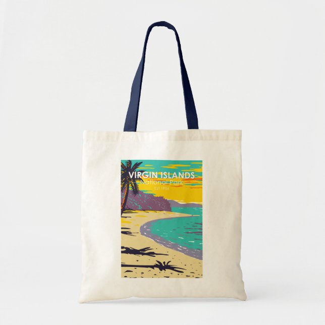 Virgin Islands National Park Trunk Bay Beach  Tote Bag (Front)