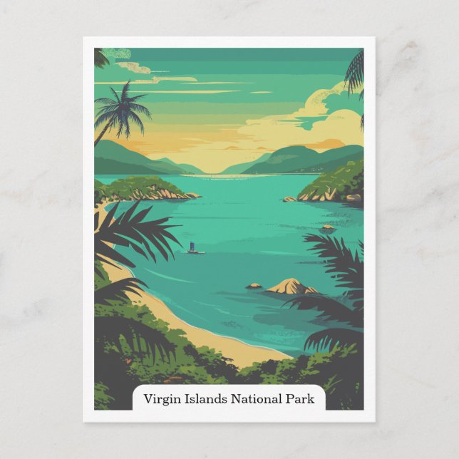 Virgin Islands National Park, U.S. Virgin Isl. USA Postcard (Front)