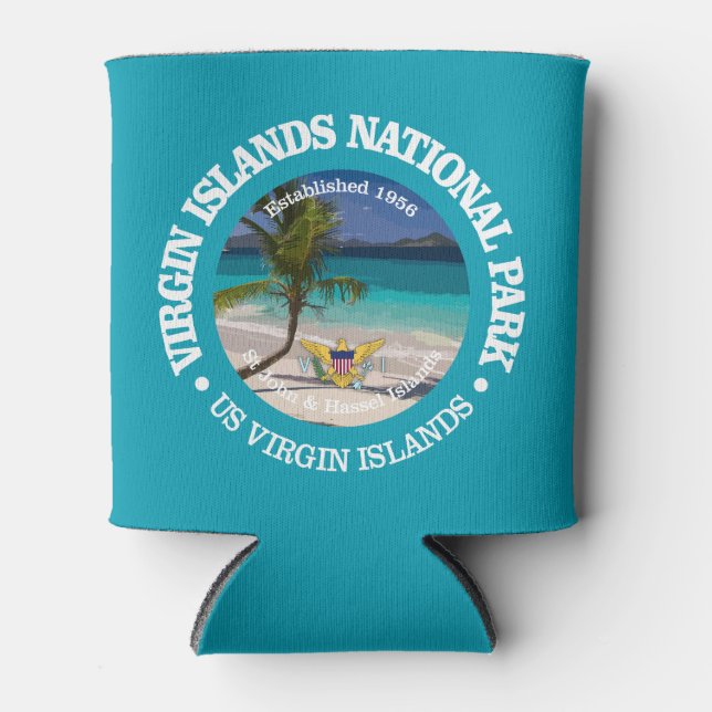 Virgin Islands NP2 Can Cooler (Front)