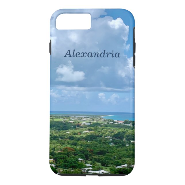 Virgin Islands St. Croix Sandy Point Personalize Case-Mate iPhone Case (Back)