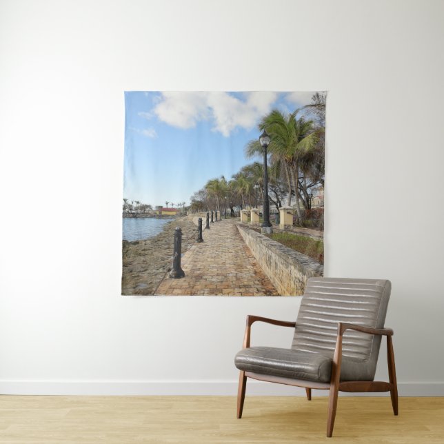Virgin Islands Tropical Waterfront St. Croix USVI Tapestry (In Situ)