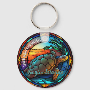 Virgin Islands Vacation Souvenir Keychain