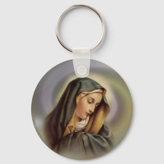 Virgin Mary 2 Keychain (Front)