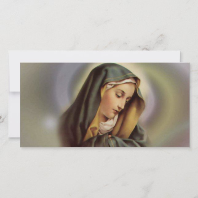 Virgin Mary 2 Photo Card (Front)