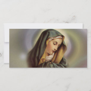 Virgin Mary 2 Photo Card