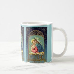 Virgin Mary and Baby Jesus Antique Style Mug
