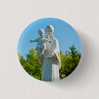 Virgin Mary and Baby Jesus in Remagen 1 Inch Round Button