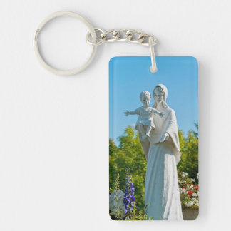 Virgin Mary and Baby Jesus in Remagen Keychain