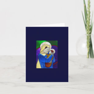 Virgin Mary and Child Holiday Card