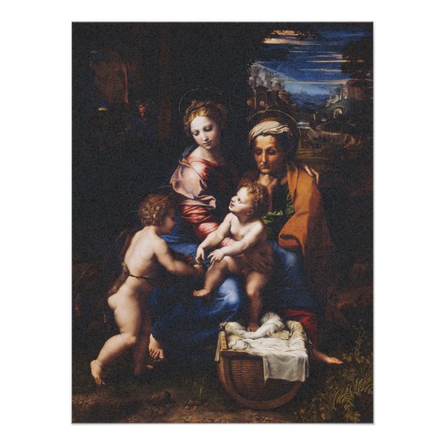 Virgin Mary and Child with John the Baptist Poster (Front)