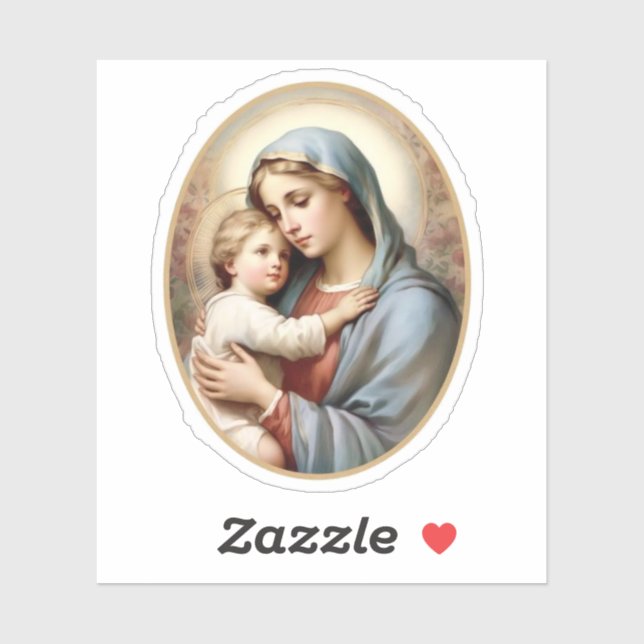 Virgin Mary and Christ Child Vinyl (Sheet)