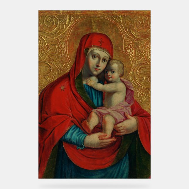 Virgin Mary and Jesus Child by Jan Rombauer (Recto)