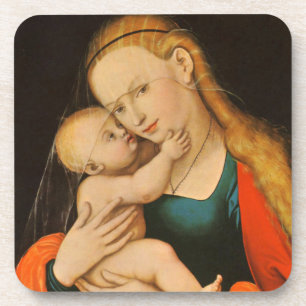 Virgin Mary and Jesus Coaster