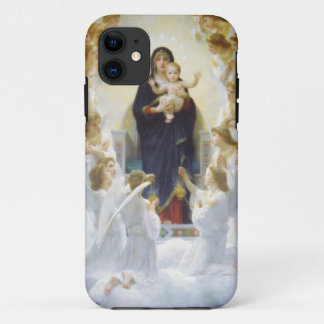 Virgin Mary and Jesus with angels iPhone 11 Case