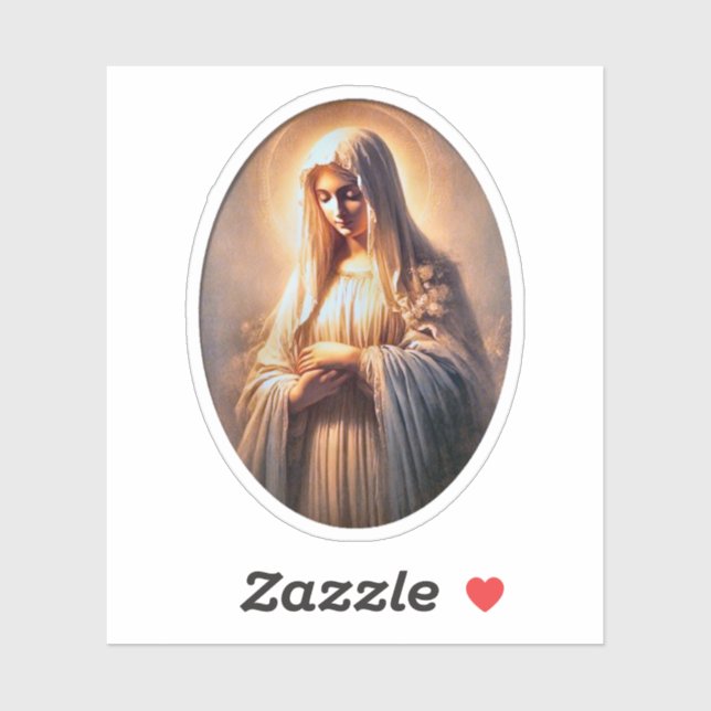 Virgin Mary and Roses Vinyl (Sheet)