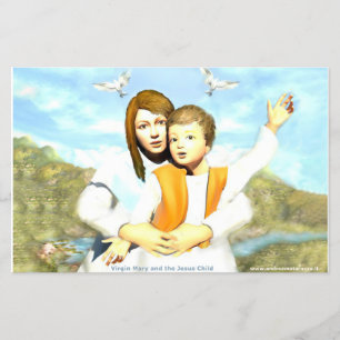 Virgin Mary and the Child Jesus Flyer