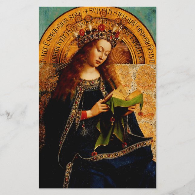 Virgin Mary by Jan van Eyck (Front)