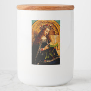 Virgin Mary by Jan van Eyck Food Label