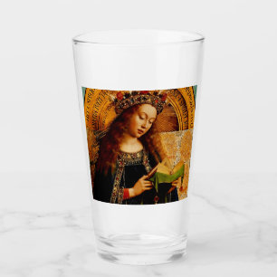 Virgin Mary by Jan van Eyck Glass