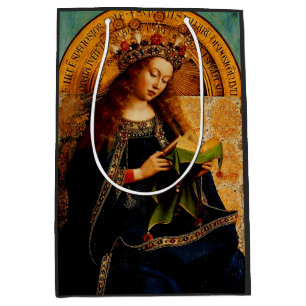 Virgin Mary by Jan van Eyck Medium Gift Bag