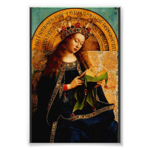 Virgin Mary by Jan van Eyck Photo Print