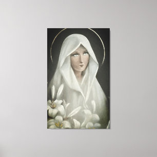 Virgin Mary Canvas Print