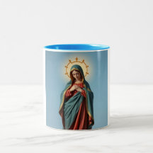 Virgin Mary Ceramic Coffee Mug