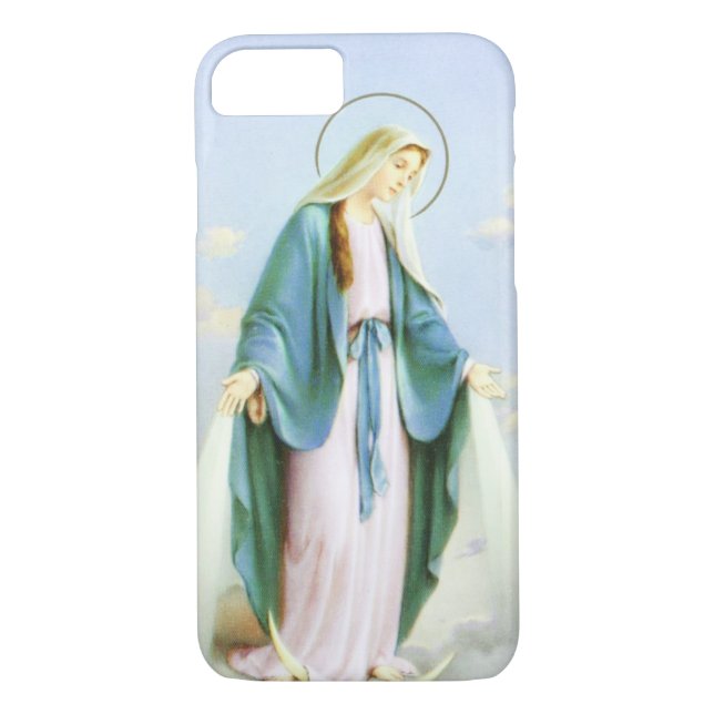 Virgin Mary Crescent Moon Case-Mate iPhone Case (Back)