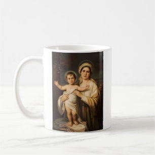 Virgin Mary holding baby Jesus Coffee Mug