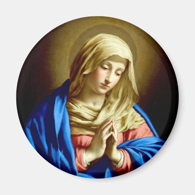Virgin Mary in Prayer Magnet (Front)