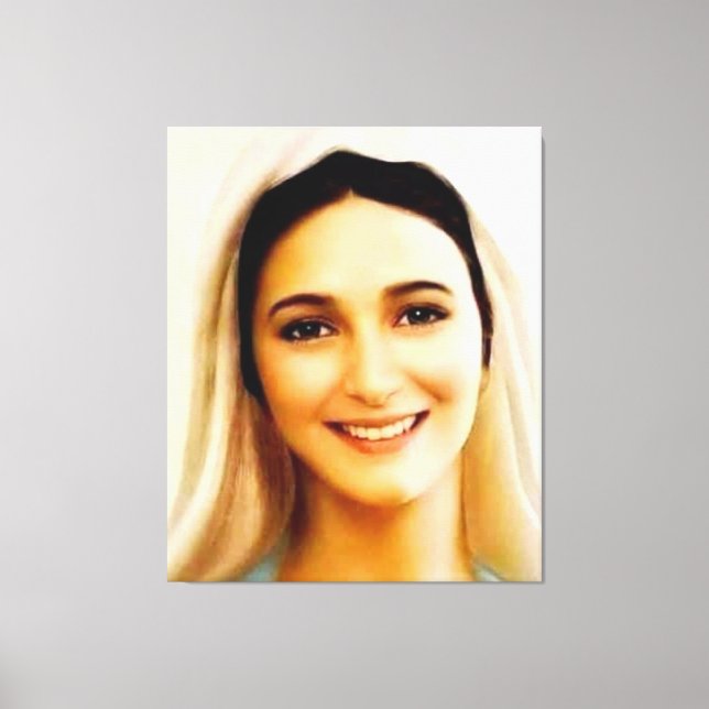 Virgin Mary, Medjugorje Canvas Print (Front)