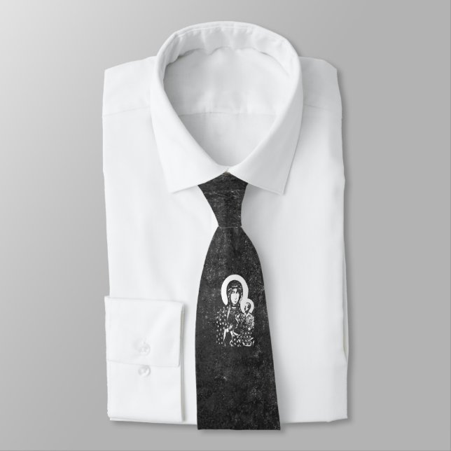 Virgin Mary neck tie (Tied)