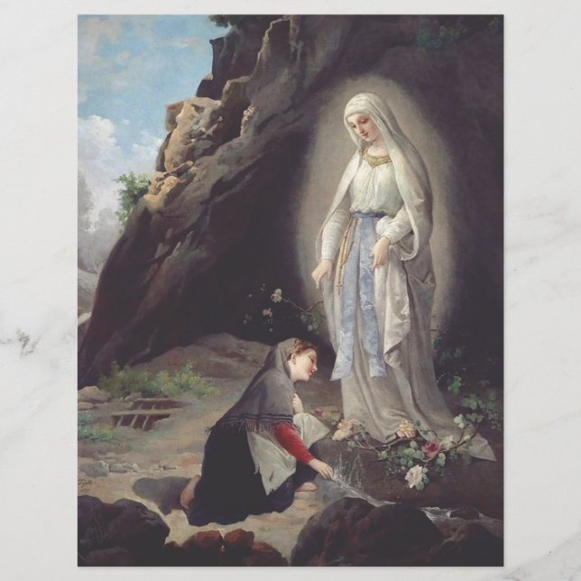 Virgin Mary of Lourdes Flyer (Front)
