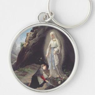 Virgin Mary of Lourdes Keychain