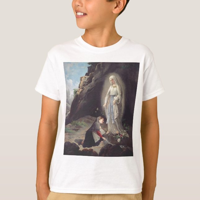Virgin Mary of Lourdes T-Shirt (Front)