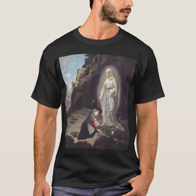 Virgin Mary of Lourdes T-Shirt (Front)