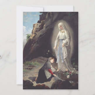 Virgin Mary of Lourdes Thank You Card