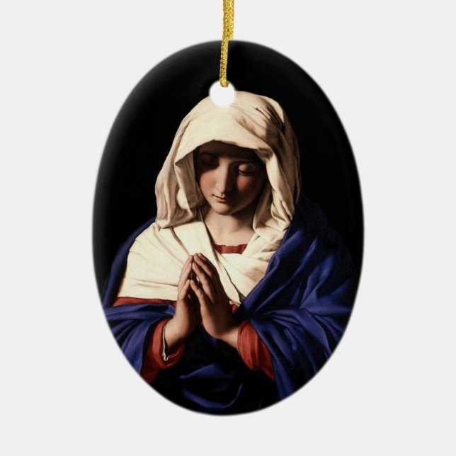 Virgin Mary Ornament (Front)
