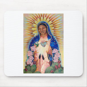 Virgin Mary - Our Lady Of Guadalupe Mouse Pad