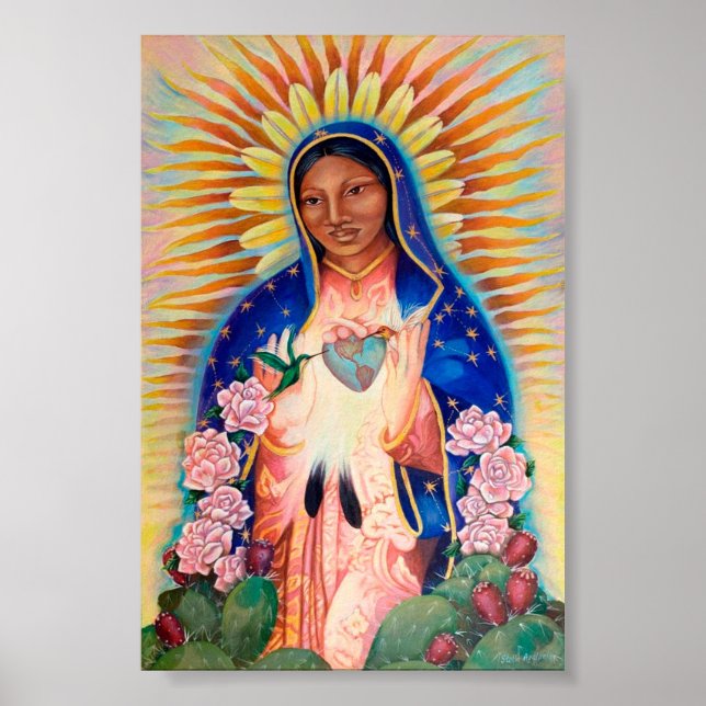 Virgin Mary - Our Lady Of Guadalupe Poster Print (Front)