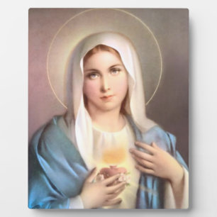 VIRGIN MARY PLAQUE