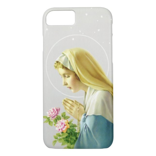 Virgin Mary Prayer Case-Mate iPhone Case (Back)