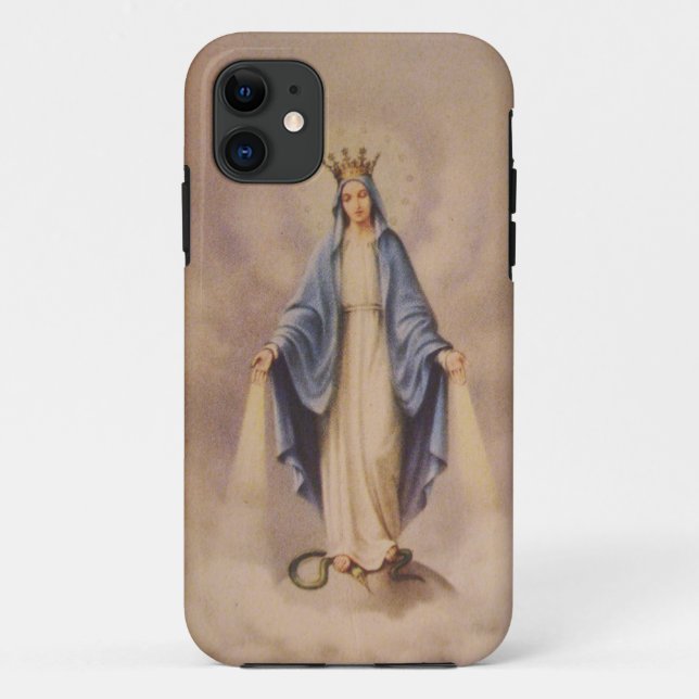 Virgin Mary Queen of Heaven Regina Caeli Case-Mate iPhone Case (Back)